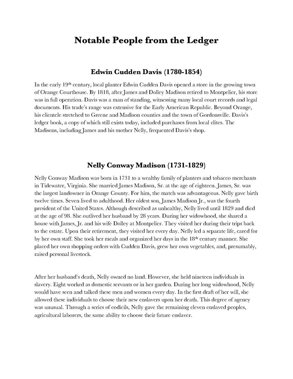 Handout back preview